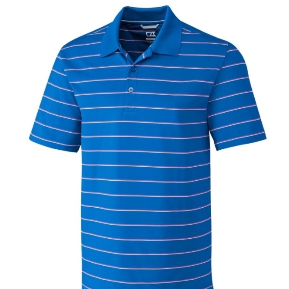 Cutter & Buck Friday Harbor Stripe Polo 3XB - Picture 1 of 7